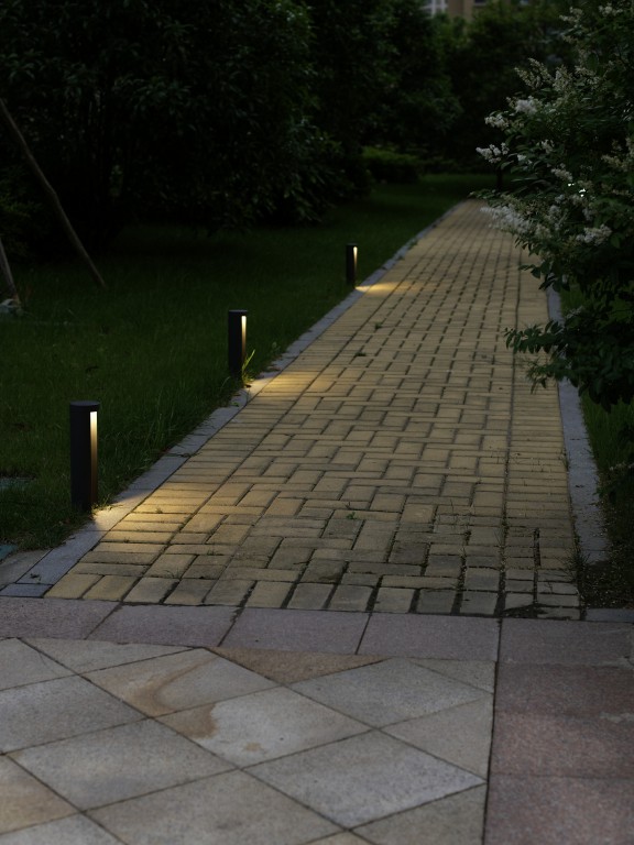 Lucide COMBO - Stĺpové svietidlo Vonkajšie - Ø 9 cm - LED - 1x9W 3000K - IP54 - Čierna